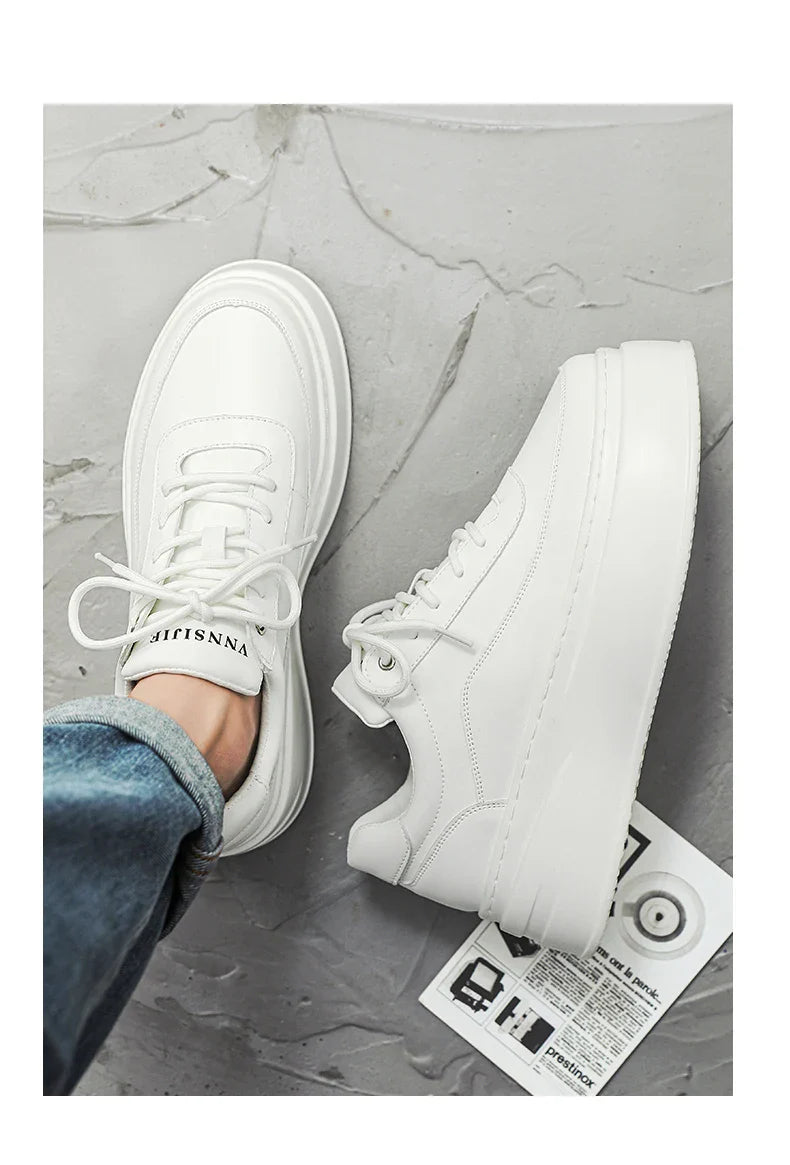 mens platform walking sneakers