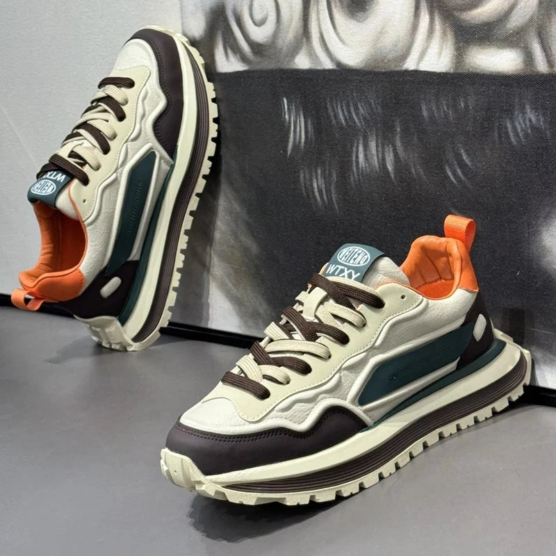 mens platform sports sneakers
