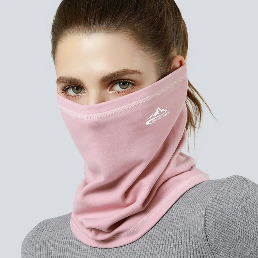 Windproof Neck Warmer – Velvet Thermal Headgear for Men & Women, Ideal for Winter Sports