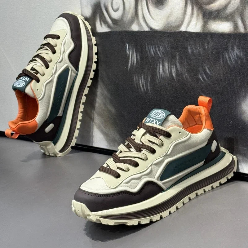 mens platform sports sneakers